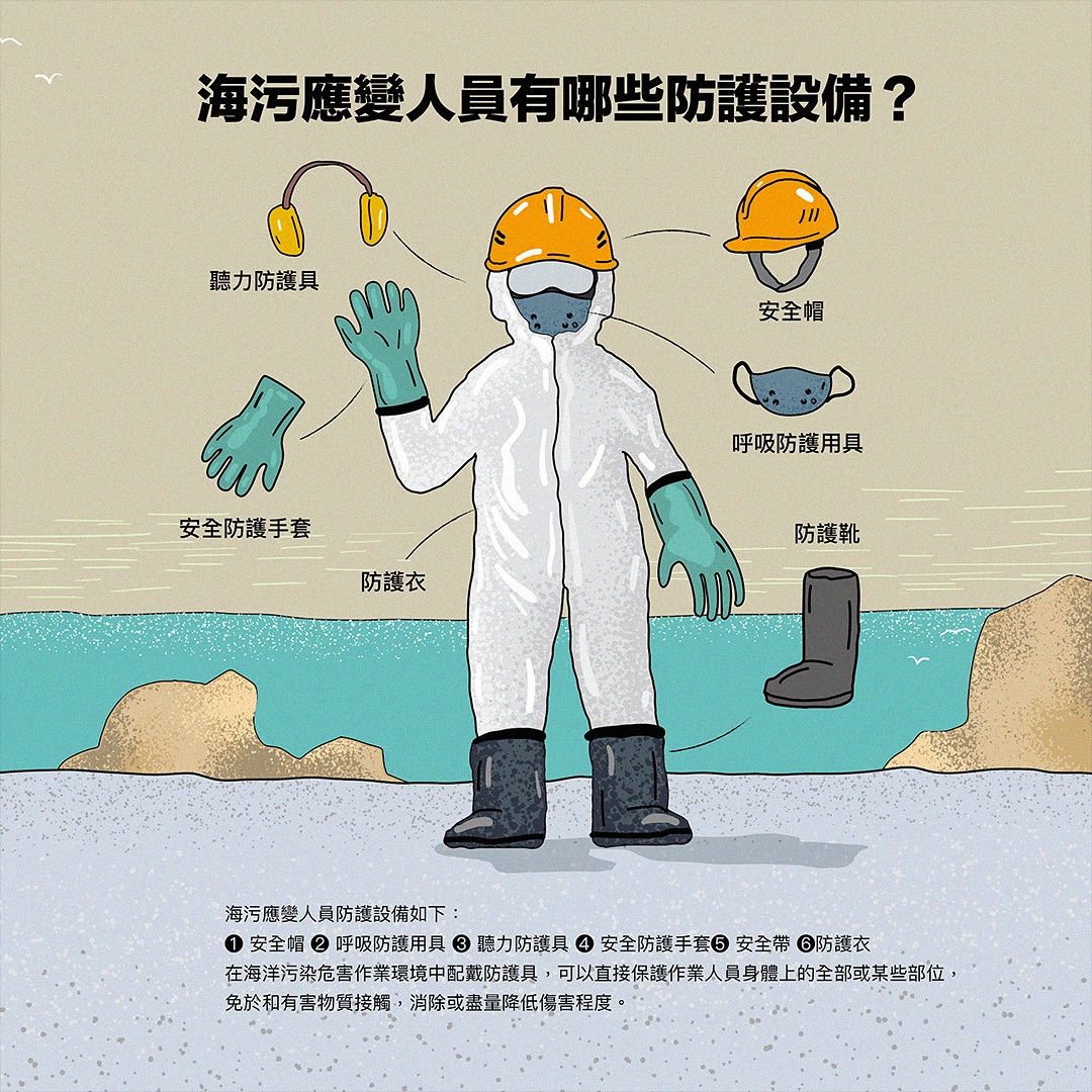 海污應變人員有哪些防護設備