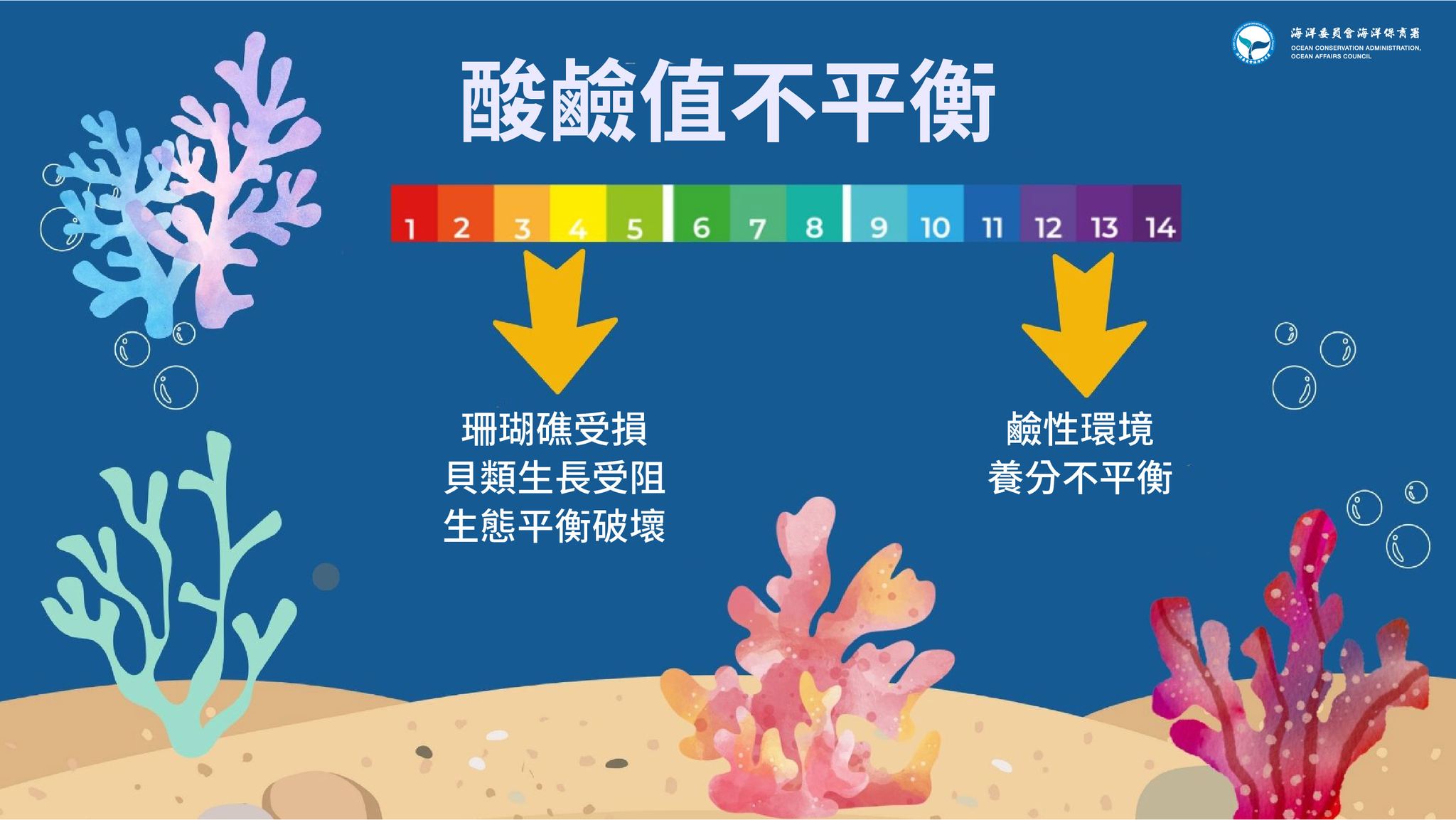 海水水質小學堂示意圖