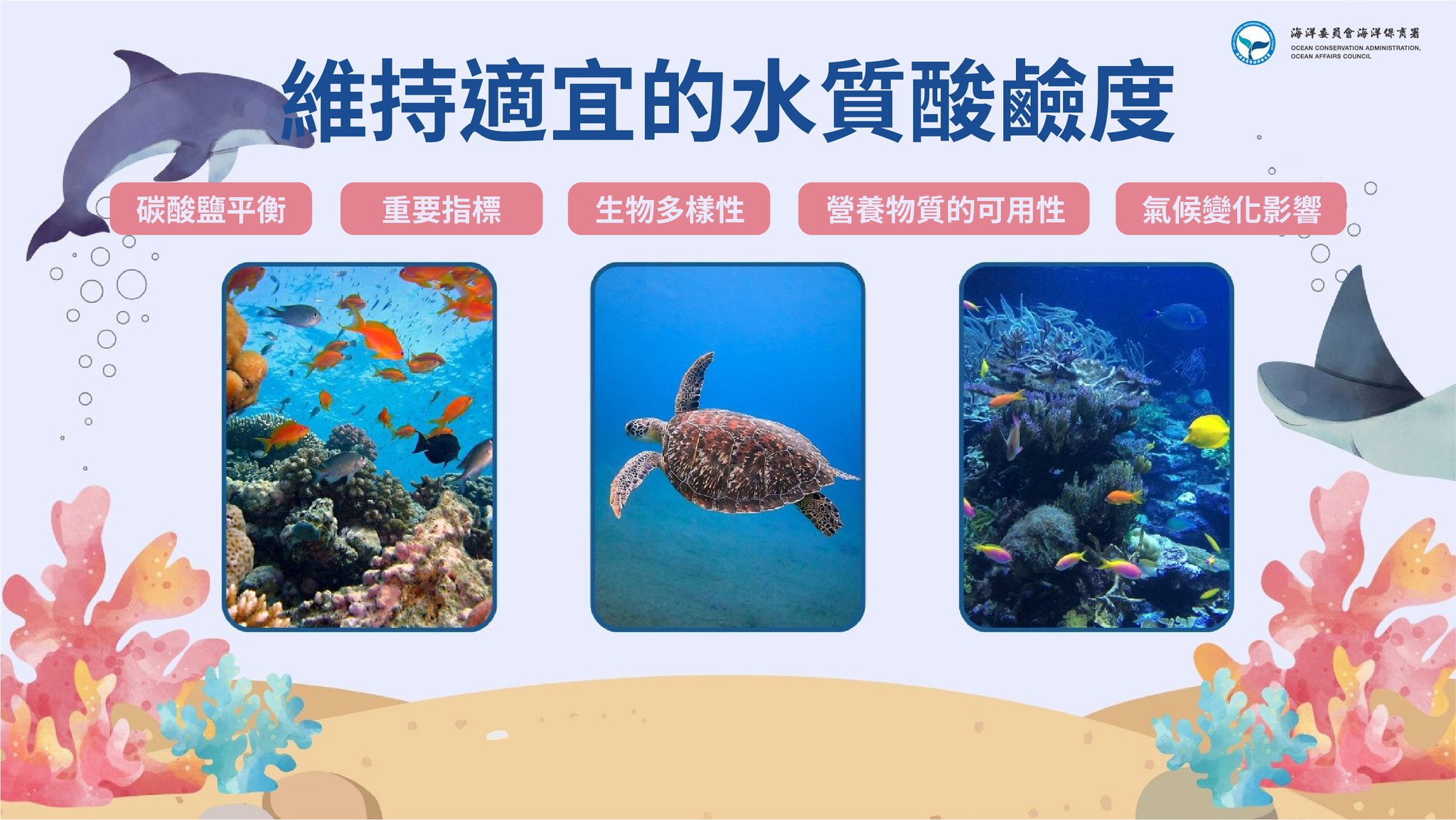 海水水質小學堂示意圖